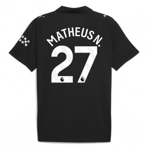 Fotbalové Dres Manchester City Matheus Nunes #27 Venkovní Oblečení 2025-26 Krátký Rukáv